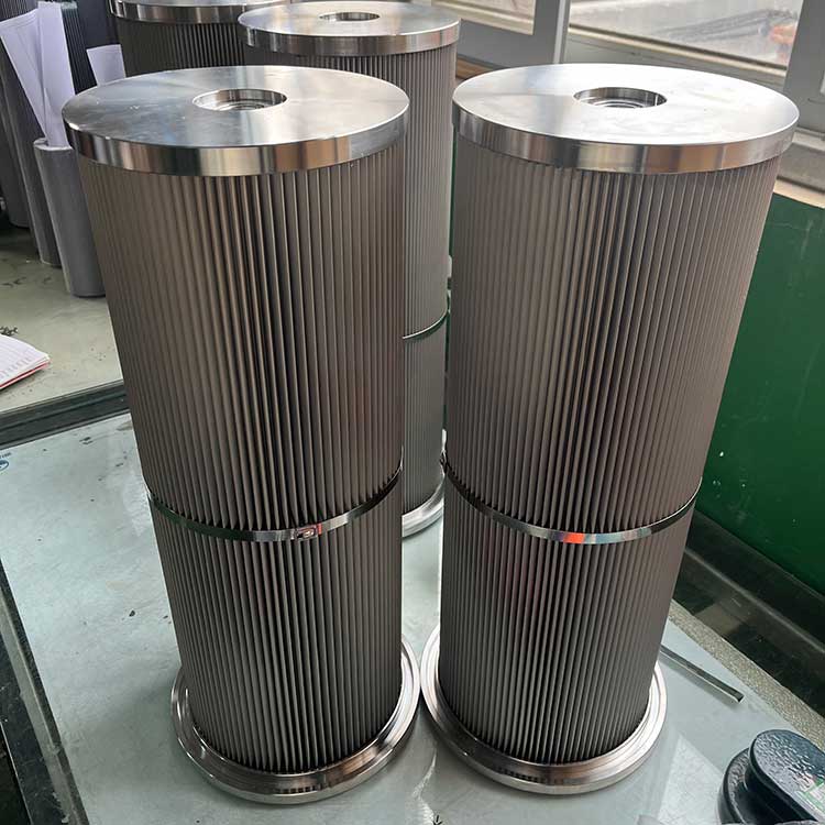 華豫生產(chǎn)供應(yīng)并聯(lián)濾芯 電廠(chǎng)用 不銹鋼支撐 玻纖折疊