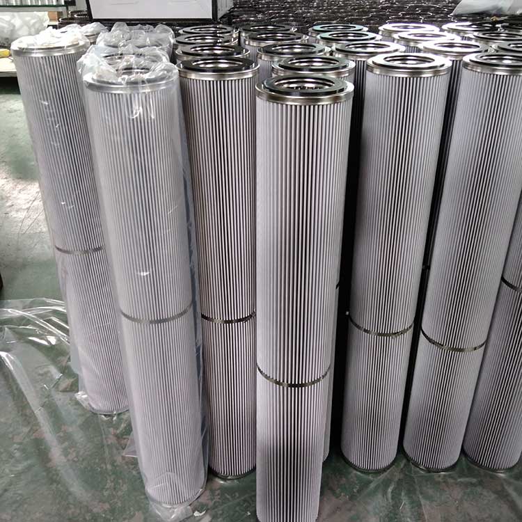 華豫生產供應玻纖折疊油濾芯 不銹鋼螺旋內骨架 沖壓端蓋