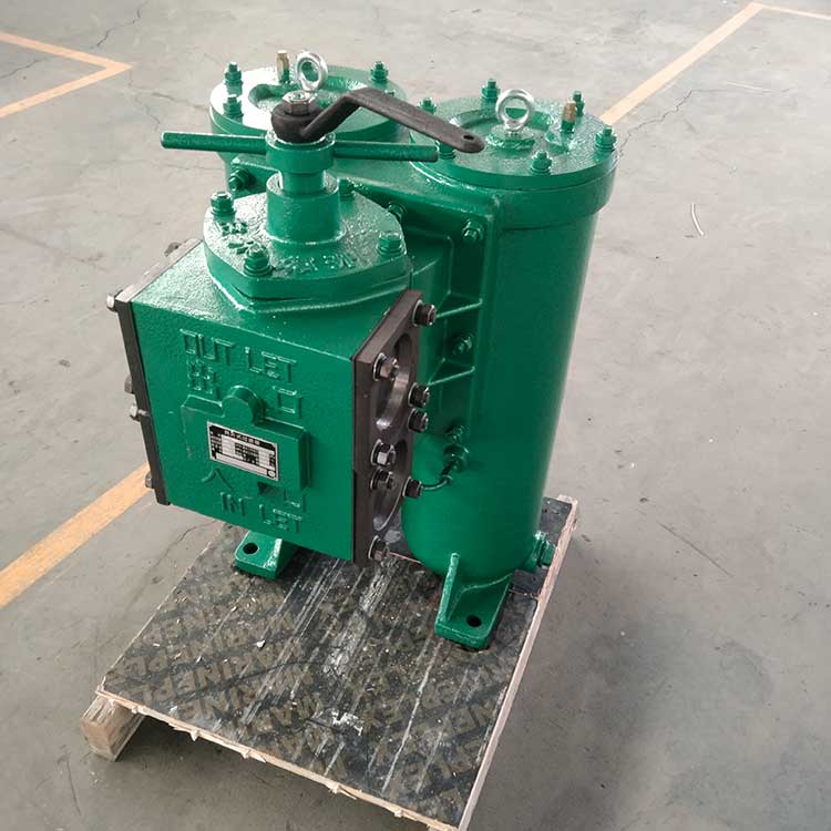 華豫供應(yīng)SPL-80X網(wǎng)片式油過濾器 雙筒 油液除雜質(zhì)