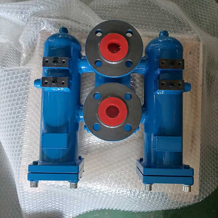 華豫供應(yīng)潤(rùn)滑油管道雙筒過濾器KF-150B*5F/Y